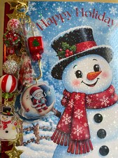 Junk Journal Notebook, Journal, Christmas Journal, Planner, Altered Composition