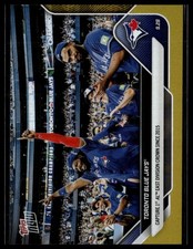 2025 Topps Now 789 Toronto Blue Jays 1st AL East Division Since 2015 Gold 07/50