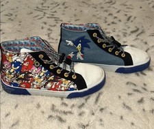 SEGA Sonic the Hedgehog Multicolor Unisex Kids High Top Lace Up Sneakers