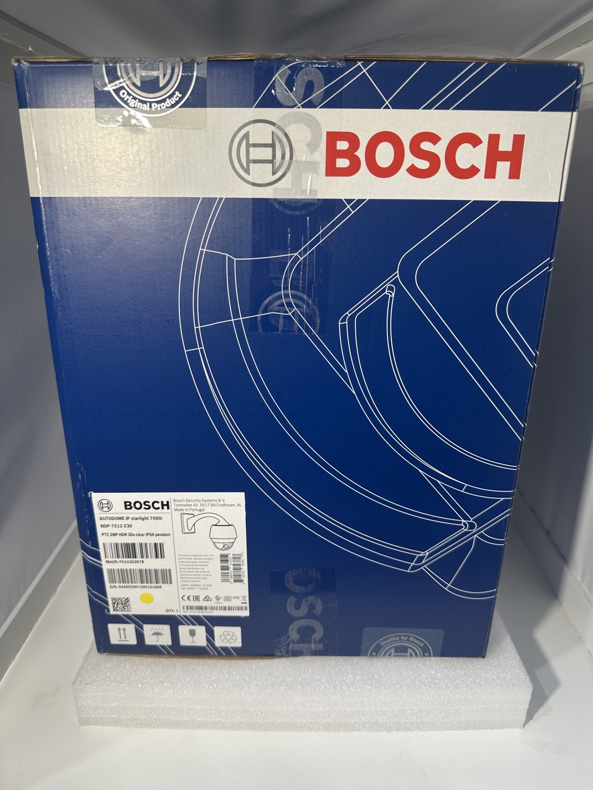 Bosch NDP-7512-Z30 Autodome IP Starlight 7000i 2MP Pendant 30x PTZ Camera