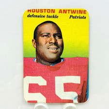 HOUSTON ANTWINE 1970 Topps #21 Glossy Insert New England Patriots a476