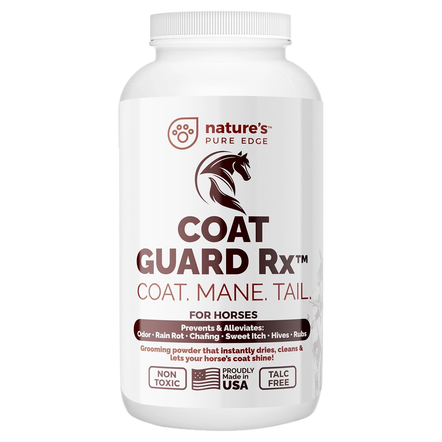 Extra Large. 2 Lbs. Coat Guard Rx&trade; Coat, Tail, Mane for Ho
