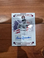 2024 Panini Boys Of Summer Bobby Richardson American Glory Auto !! 🔥🔥