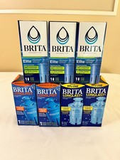 Lot 7 NEW BRITA ELITE LONGLAST Pitcher Replacement Water Filters OB06