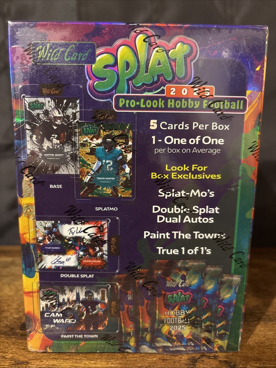 Wild Card Splat Pro-Look Football Jumbo Hobby Box 2025 Sealed | eBay