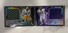 2025 Silhouette 1 on 1 Booklet Patch Auto gilbert brown jonathan ogden /99 E878