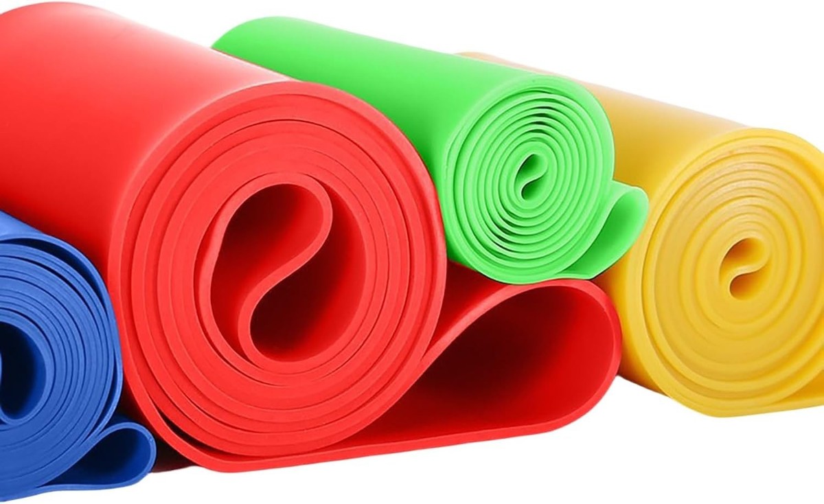 Resistance Bands Set of 5 Loop Exercise Bands for Yoga Fitness Workout Gym View 3