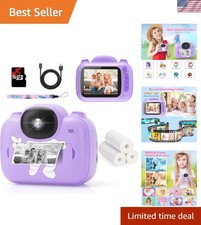 3.5'' Kids Instant Print Camera - 1080P Video Unique Photo Fun for Ages 3-12