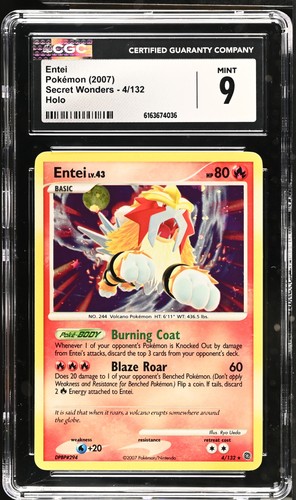 Entei graded CGC 9 for sale on eBay