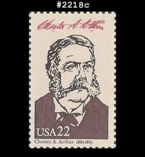 USA3 #2218c MNH 21st Chester A. Arthur