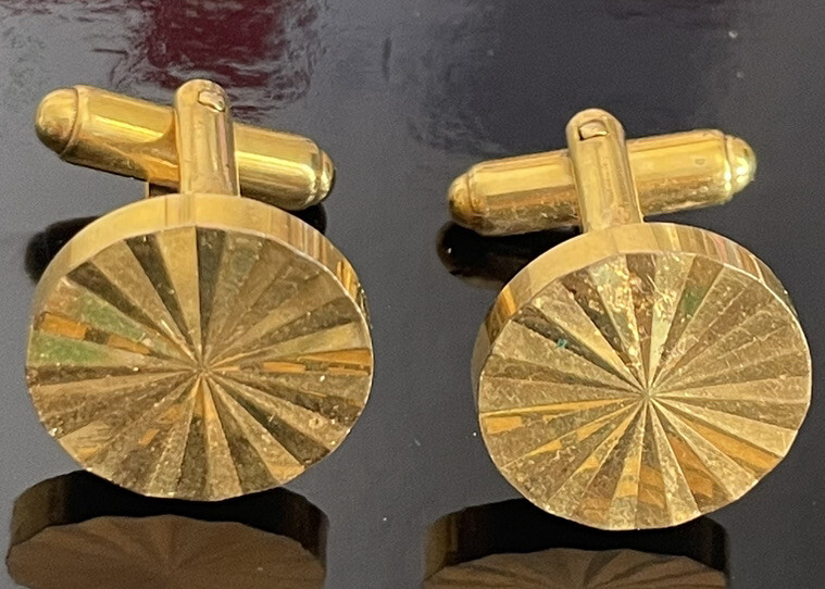 Boutons De Manchettes Ecus D'Anjou En Plaqué Or Ud83dudee1️ | Accessoire De Mode