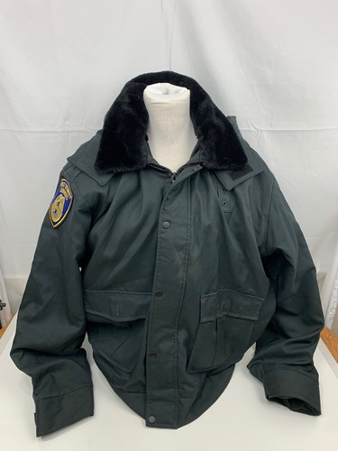 Tact Squad 1009 Snap Front Duty Jacket Hidden Zipper - Men's XL Black Security