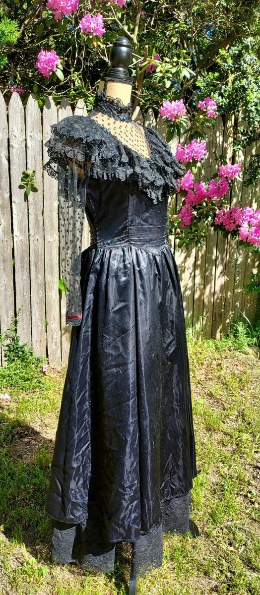 Vintage Gunne Sax by Jessica Black Wedding Prairie Style Taffeta
