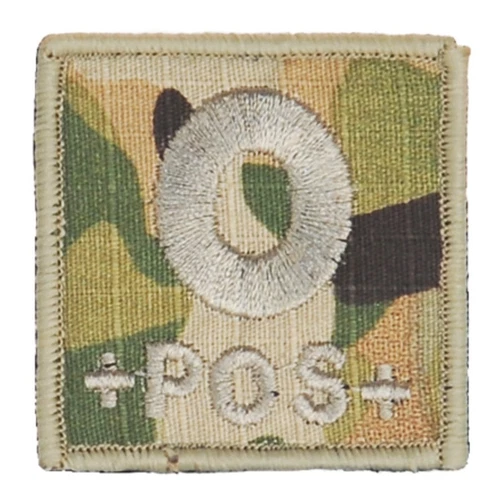 AC-181O: Lancer Tactical BLOOD TYPE-O (CAMO) PATCH