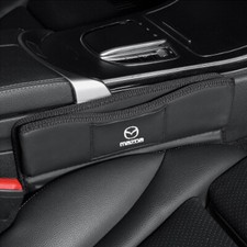 Black Leather Car Accessories Seat Gap Filler Storage Box Organizer For Mazda Black Leather Car Accessories Seat Gap Filler Storage Box Organizer For Mazda