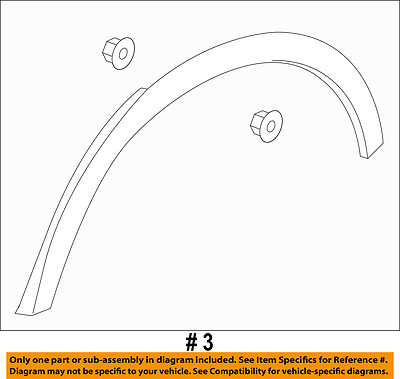 Cadillac GM OEM 17-18 XT5 QUARTER PANEL-Wheel Opening Molding Left