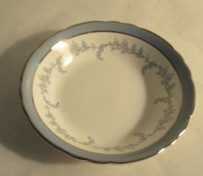 4 AYNSLEY KENMORE #B269 BONE CHINA 5 ''  BERRY BOWLS SILVER TRIM UNUSED  PERFECT