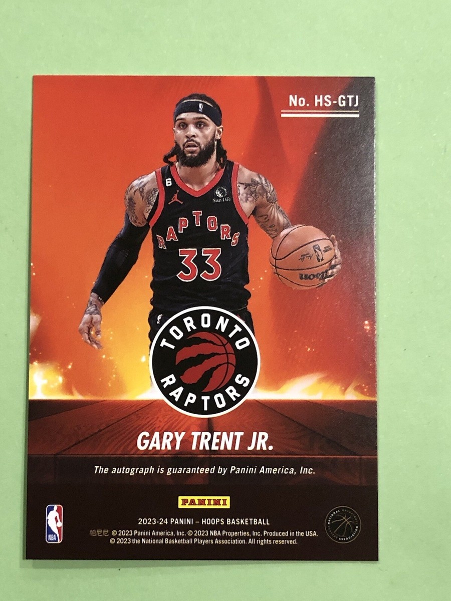 2023-24 NBA Hoops Gary Trent Jr. Hot Signatures Auto Autograph #HS