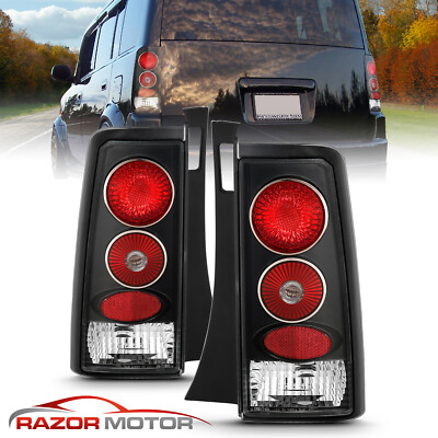03-07 For Scion xB All Black JDM Tail Lights Rear Brake Lamps