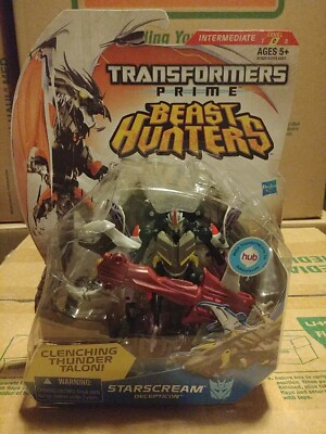 Transformers Prime Beast Hunters - Starscream Deluxe Class Decepticon, Action Figure 14 Cm