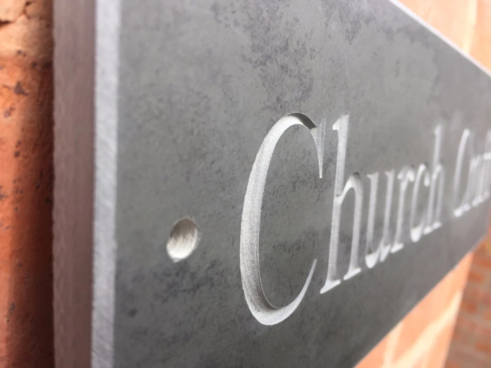 Premium Slate 300mm X 100mm Any Name / Number 12" x 4" FAST DISPATCH !! - Image 3 of 4