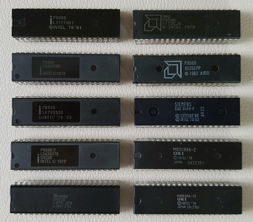 Intel Harris AMD OKI 8088 80C88 CPUs für IBM PC XT & IBM-PC-kompatible Computer - Bild 2 von 6