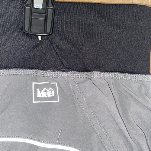 Rei Women's Shorts Over Short Size 2X Gray Black Activewear Running Compression - Picture 5 of 8