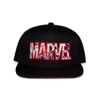 Marvel Comics Snapback Cap Panels Logo Kappe MüTze