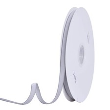 3/8 Inch Silver Velvet Ribbon 25 Yards Single Face Velvet Ribbon for Flower B...