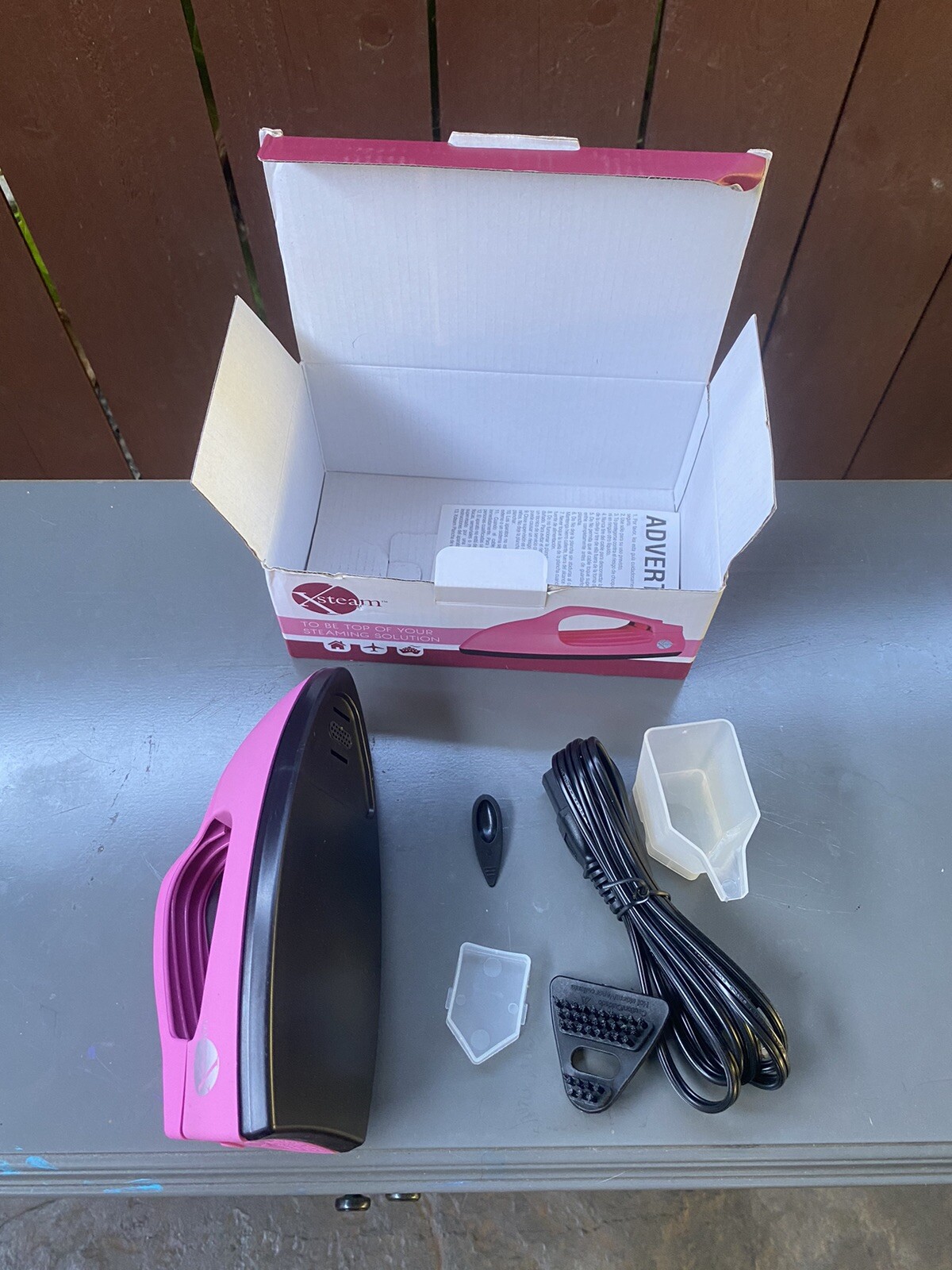 Xsteam Travel Steamer Portable Clothing Steam Iron Pink eBay