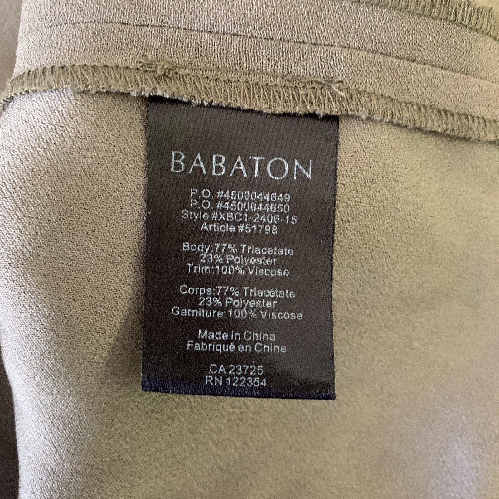 Aritzia Babaton XS Davis Tank Top Green eBay