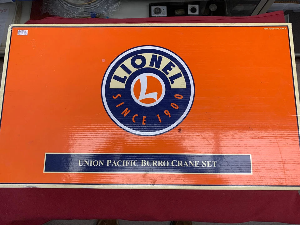 LIONEL 6-31706 POWERED UNION PACIFIC BURRO CRANE & 2 WORK GON'S O27 O GAUGE NOS - Image 4 of 4