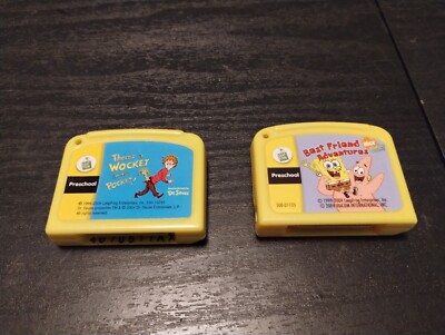 Leap Frog LeapPad SpongeBob & There's A Wocket In My Pocket! Preschool Cartridge