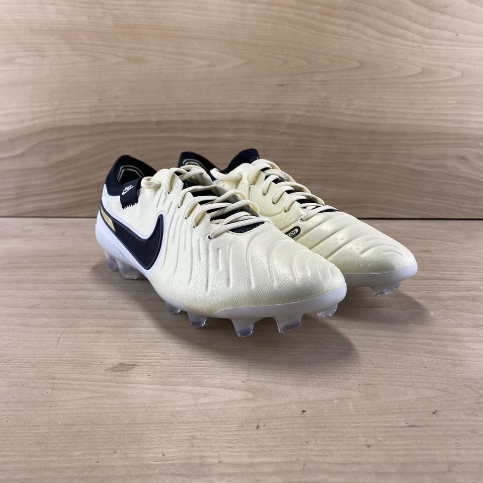 Nike Tiempo Legend 10 Elite FG Womens 6.5 Mens Sz 5 Lemonade/Gold Soccer Cleats - Image 3 of 4