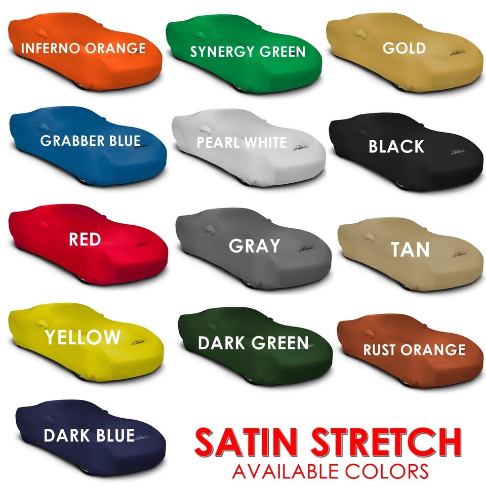 Capa de carro interna Austin Mini Cooper personalizada cetim elástico da Coverking - Imagem 2 de 4