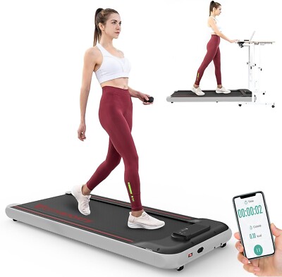 Walking Pad Under Desk Treadmill for Home 110 kg Capacity Portable with Remote