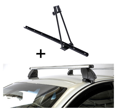 Fahrradträger ORION+Dachträger K1P Alu für für Alfa Romeo 147 5Türer 00-10