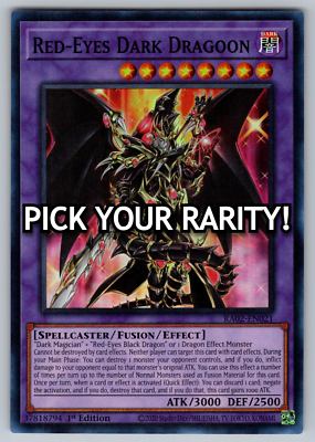 dragoon yugioh card RED-EYES DARK DRAGOON (PCR) RA02-EN021 – Aus Ygo