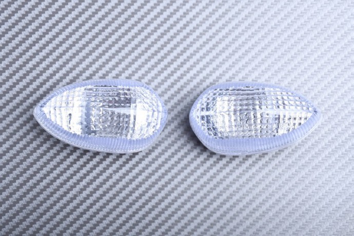 Feux clignotants LED arrière transparents pour moto Yamaha XSR 700 de 2016 à 2020