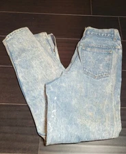 1980's Vintage GITANO High Waisted Acid Wash Mom Jeans Refer To Photos