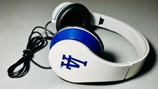 LA Los Angeles Dodgers Lexus Over Ear Padded Headphones Cord Noise Reduction