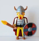 Playmobil VIKING WARRIOR GALLIC BARBARIAN CELTE Torch Shield Beard Custom