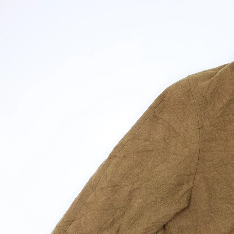 Kirsten Womens Brown Overcoat Coat Size 16 Button - Image 3 of 4