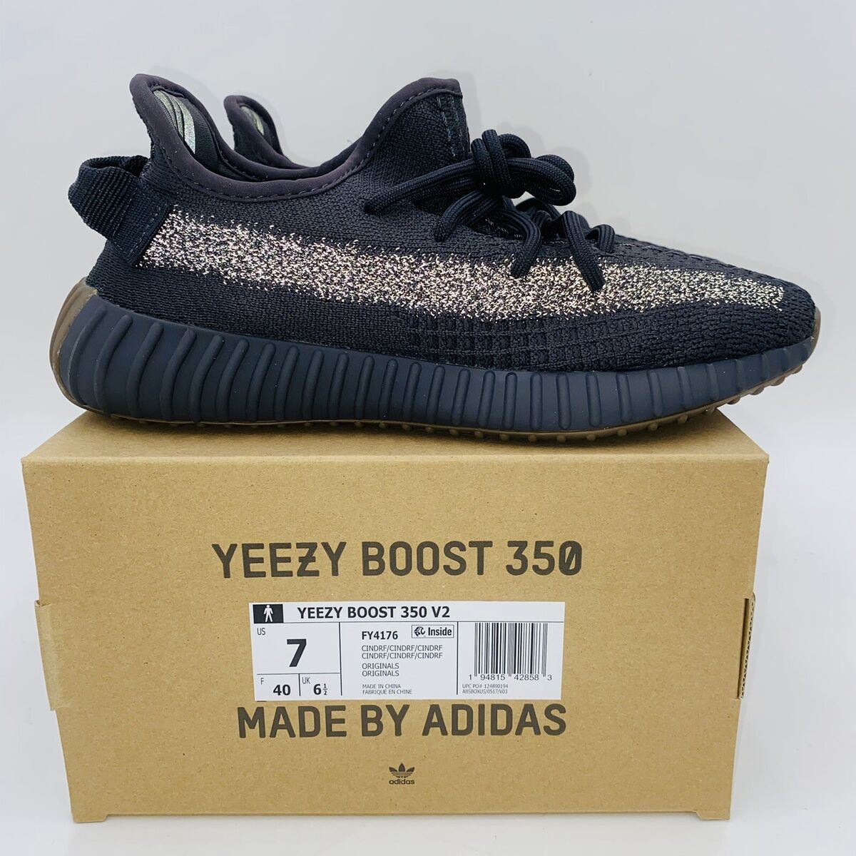 Adidas Yeezy BOOST 350 V2 Cinder REFLECTIVE FY4176 Mens Size Adidas Yeezy BOOST 350 V2 Cinder REFLECTIVE FY4176 Mens Size