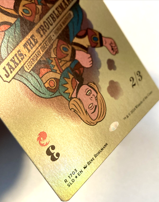 MTG Jaxis, the Troublemaker RAINBOW FO1L Secret Lair Drop Foil