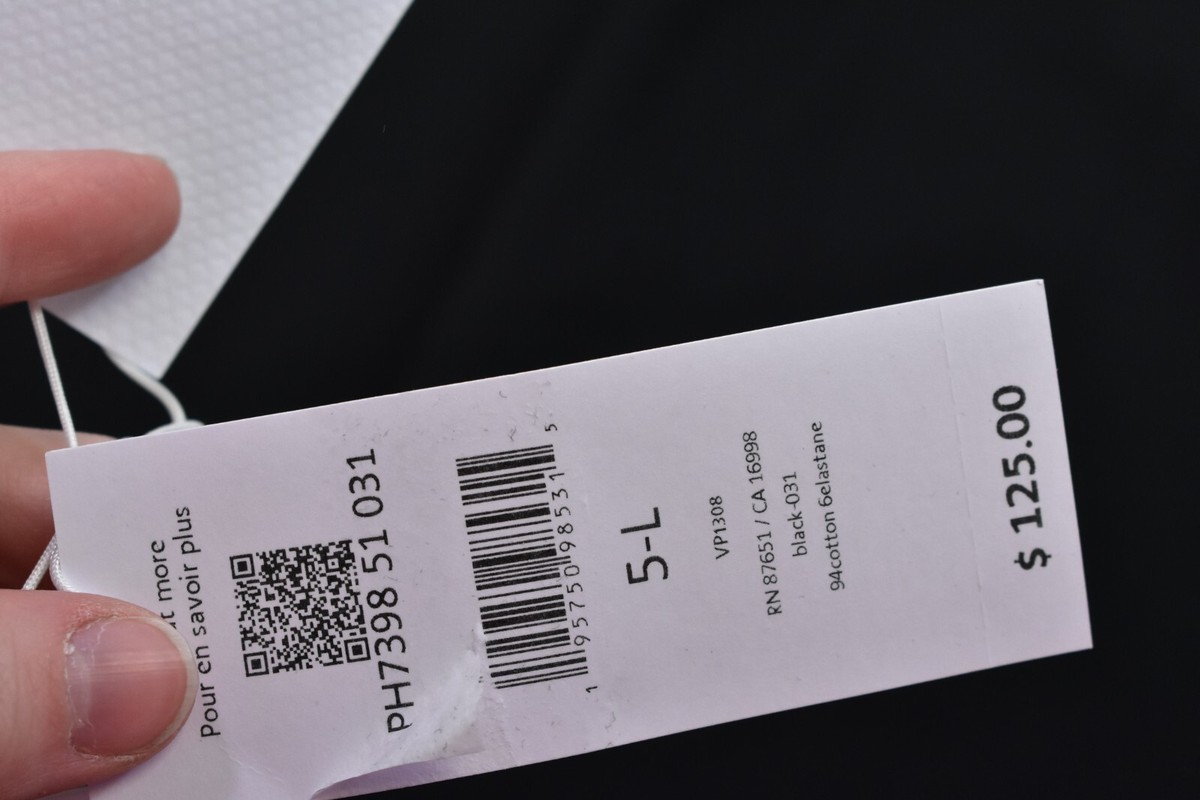 Lacoste Logo Stripe Stretch Pique Polo Shirt Black PH7398-51