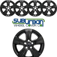 2011-2017 Jeep Compass Patriot 17 5 Spoke Black Wheel Skins Imp-373blk Set4