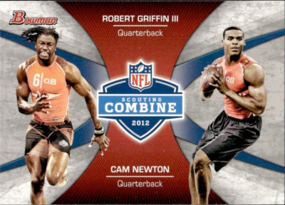 Cam Newton / Robert Griffin III - Rookie - 2012 Topps Bowman Football #CC-GN