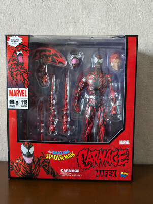 Medico Spielzeug Mafex 118 The Amazing Spiderman Carnage COMIC ver Figur - Ma...