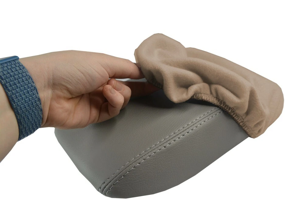 Protector de cubierta de reposabrazos de tapa de consola de vellón para Toyota Camry 1997-2001 Beige Foto 2 de 4